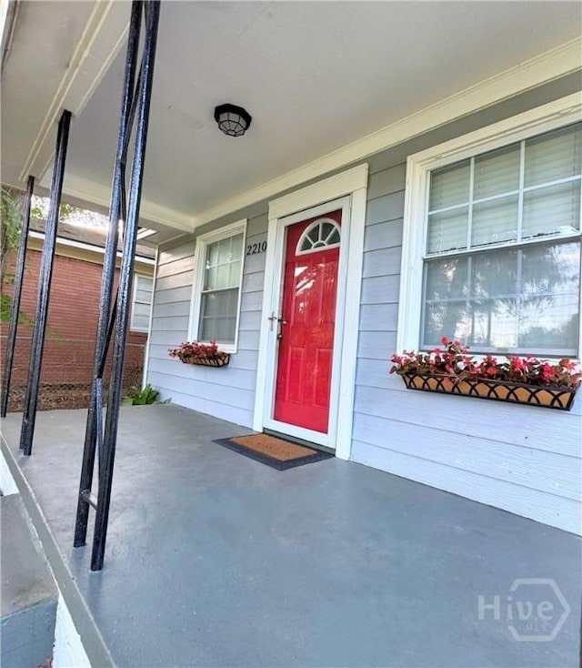 2210 Mosley St, Savannah, GA 31404 - view of exterior entry with a porch