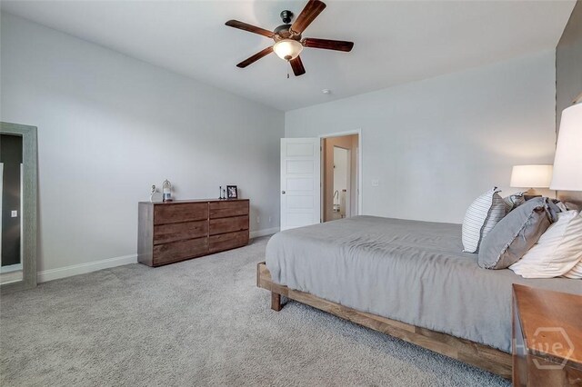 106 Cobbleton Dr, Rincon, GA 31326 - carpeted bedroom with baseboards and ceiling fan