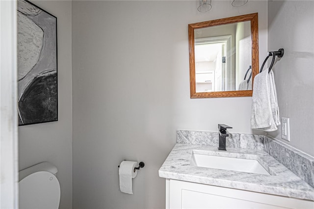397 Hunt Dr, Savannah, GA 31406 - half bath featuring toilet and vanity