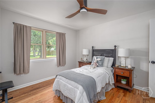 397 Hunt Dr, Savannah, GA 31406 - bedroom featuring wood finished floors and a ceiling fan