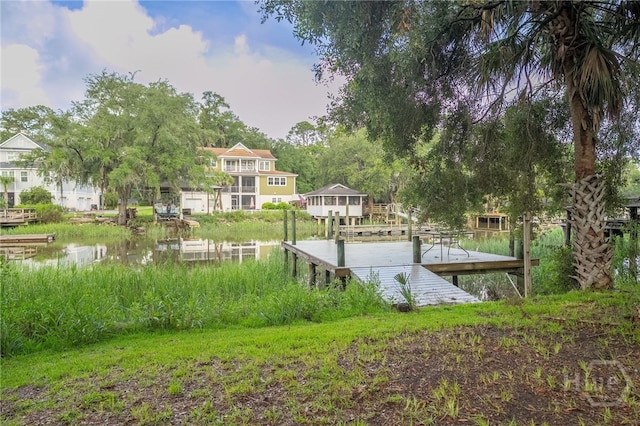 397 Hunt Dr, Savannah, GA 31406 - dock area with a water view
