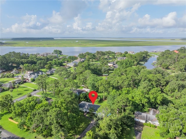 397 Hunt Dr, Savannah, GA 31406 - aerial overview of property's location featuring a nearby body of water