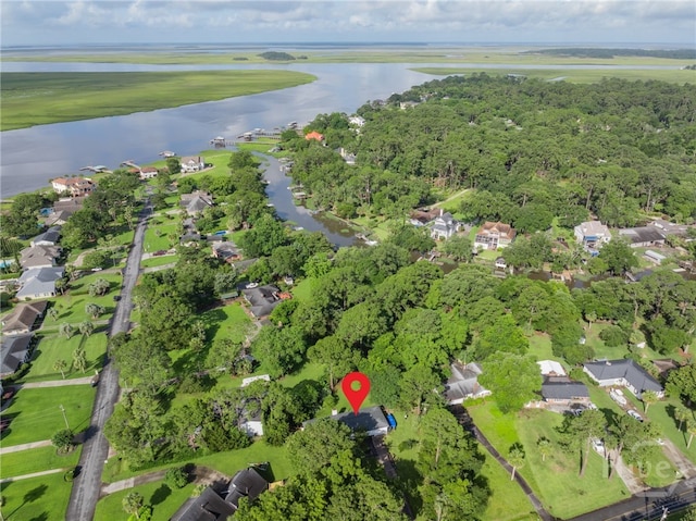 397 Hunt Dr, Savannah, GA 31406 - aerial view of property's location featuring a nearby body of water and nearby suburban area
