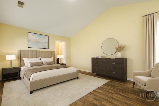 31 Cottingham Way, Pooler, GA 31322 - bedroom featuring dark wood finished floors and vaulted ceiling