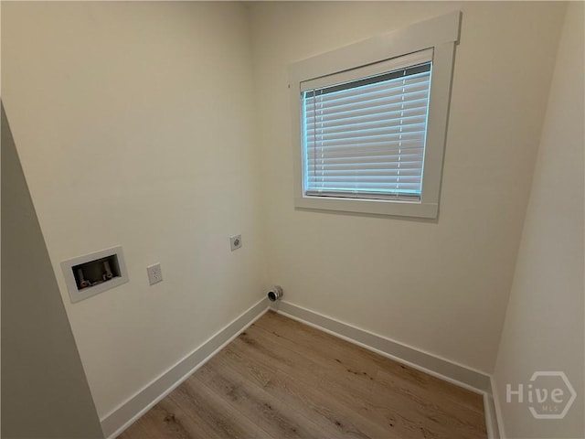 2310 Coakley St, Savannah, GA 31404 - laundry room featuring wood finished floors, washer hookup, and electric dryer hookup