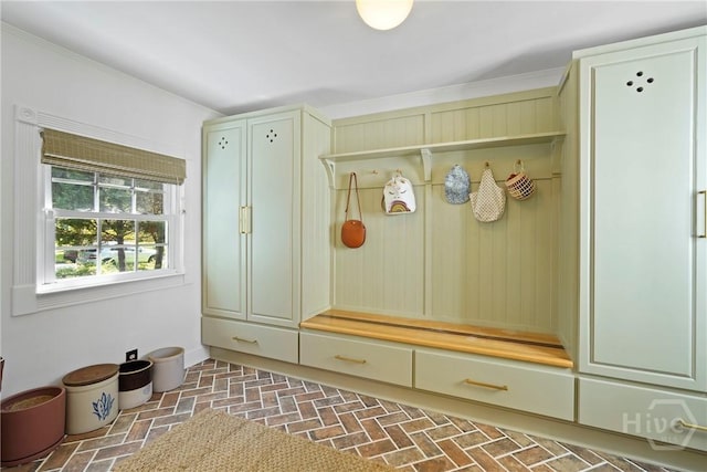 209 E 66th St, Savannah, GA 31405 - mudroom with brick patterned flooring