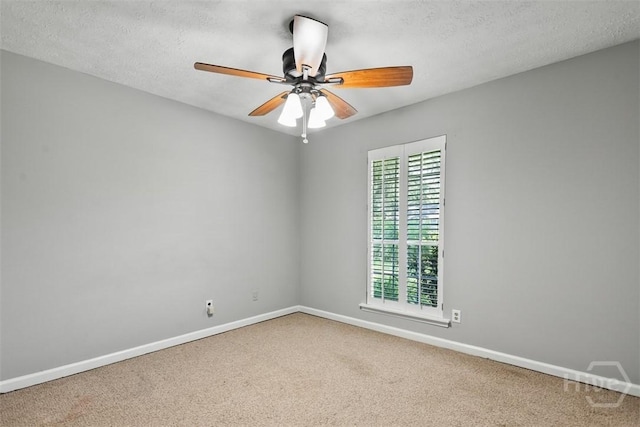 904 Mill Dr, Savannah, GA 31419 - unfurnished room featuring carpet flooring, a ceiling fan, and a textured ceiling