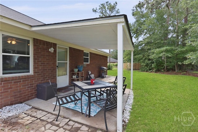 340 Hunters Branch Dr, Allenhurst, GA 31301 - view of patio featuring grilling area