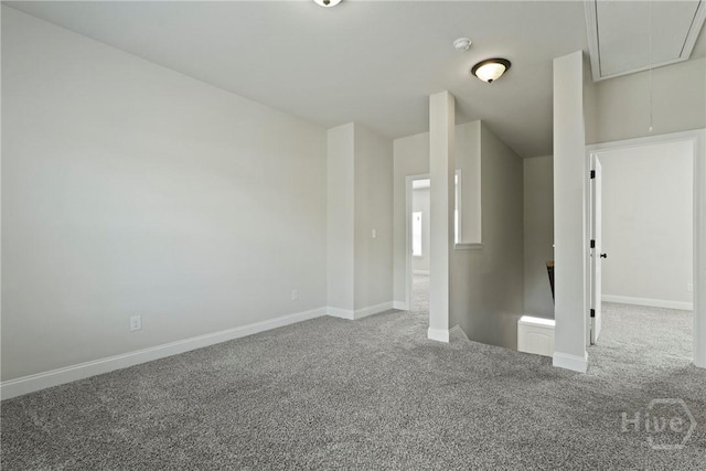 153 Whirlwind Way, Guyton, GA 31312 - spare room featuring attic access, carpet flooring, and a smoke detector
