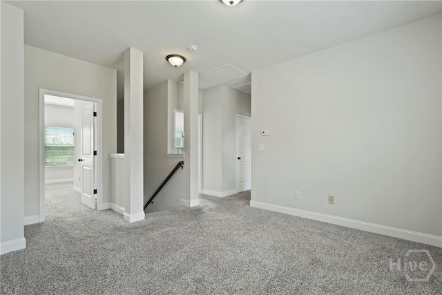 153 Whirlwind Way, Guyton, GA 31312 - carpeted spare room with attic access and a smoke detector