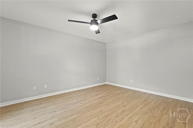 7305 Leghorn St, Savannah, GA 31406 - spare room with a ceiling fan and light wood-style flooring