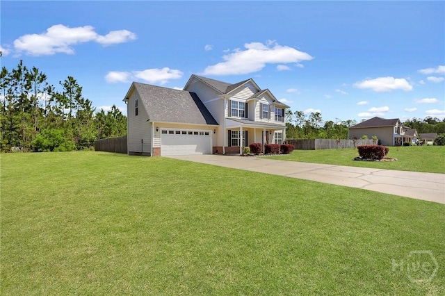 243 Forest St NE, Ludowici, GA 31316 - view of front of home with concrete driveway and an attached garage