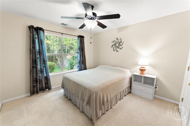 178 Junco Way, Savannah, GA 31419 - bedroom featuring light colored carpet and a ceiling fan