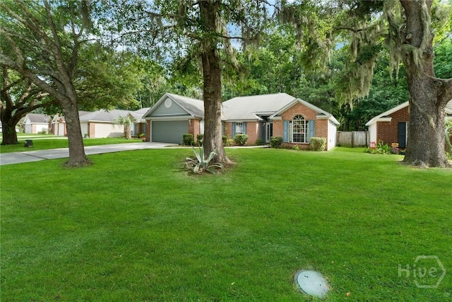 178 Junco Way, Savannah, GA 31419 - single story home with concrete driveway, brick siding, and an attached garage