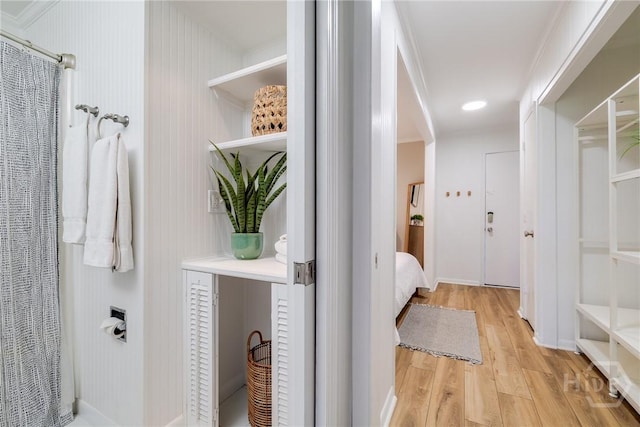 1217 Bay St Unit 109B, Tybee Island, GA 31328 - corridor with light wood-style floors