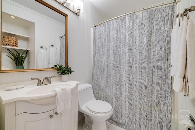 1217 Bay St Unit 109B, Tybee Island, GA 31328 - bathroom with vanity and a shower with curtain