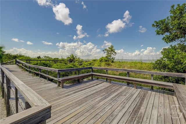 1217 Bay St Unit 109B, Tybee Island, GA 31328 - view of wooden deck