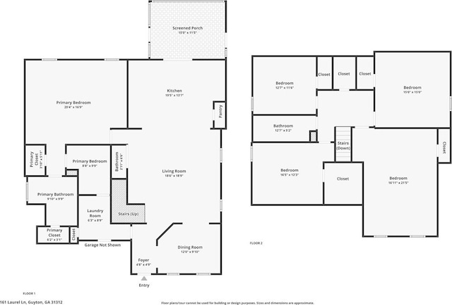 161 Laurel Ln, Guyton, GA 31312 - view of property floor plan