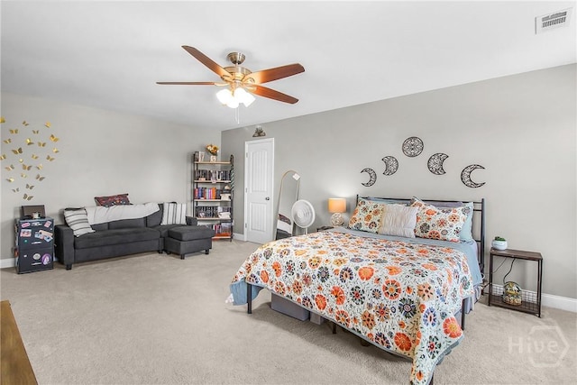 161 Laurel Ln, Guyton, GA 31312 - bedroom with carpet and ceiling fan