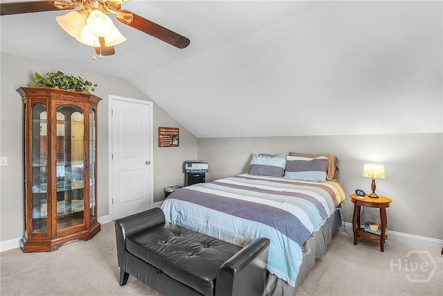 161 Laurel Ln, Guyton, GA 31312 - carpeted bedroom featuring lofted ceiling and ceiling fan