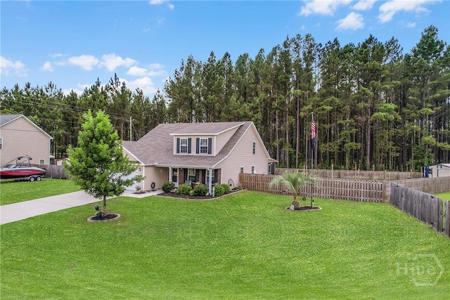 161 Laurel Ln, Guyton, GA 31312 - traditional-style house with driveway
