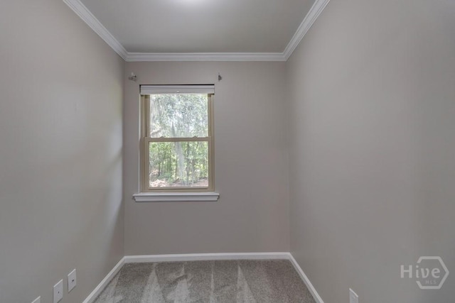 611 Benton Dr, Pooler, GA 31322 - carpeted empty room featuring crown molding