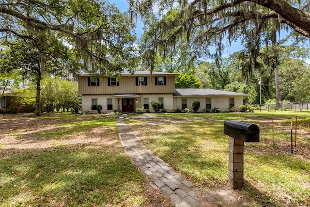611 Benton Dr, Pooler, GA 31322 - view of front of house featuring brick siding