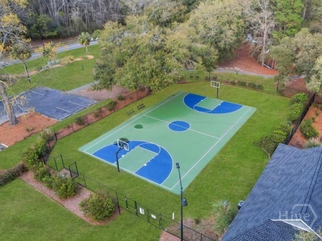 90 Dover Dr, Richmond Hill, GA 31324 - view of basketball court with community basketball court
