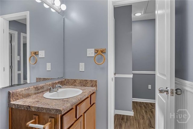 2 Brandle Cv, Savannah, GA 31405 - bathroom with vanity and wood finished floors