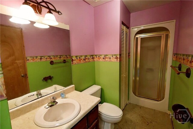 111 Oaklawn Dr, Rincon, GA 31326 - bathroom featuring a stall shower and vanity