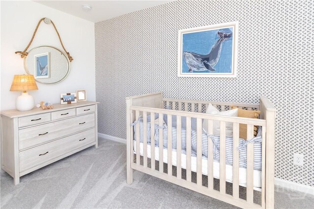 143 Crimson Ln, Savannah, GA 31302 - bedroom featuring light colored carpet and a crib