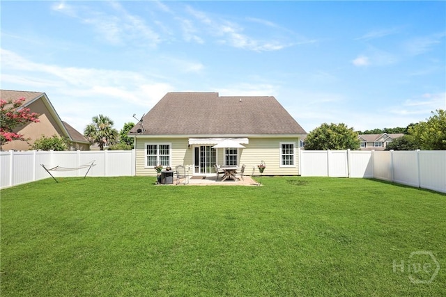 28 Cross Gate Ct, Pooler, GA 31322 - rear view of property featuring a fenced backyard and a patio area