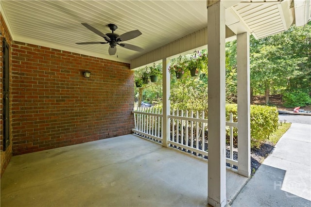 135 Trellis Way, Savannah, GA 31419 - view of patio with a ceiling fan