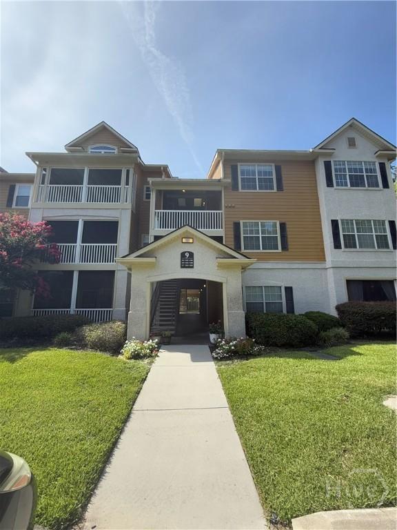 9307 Walden Park Dr, Savannah, GA 31410 - view of front of home featuring a front yard
