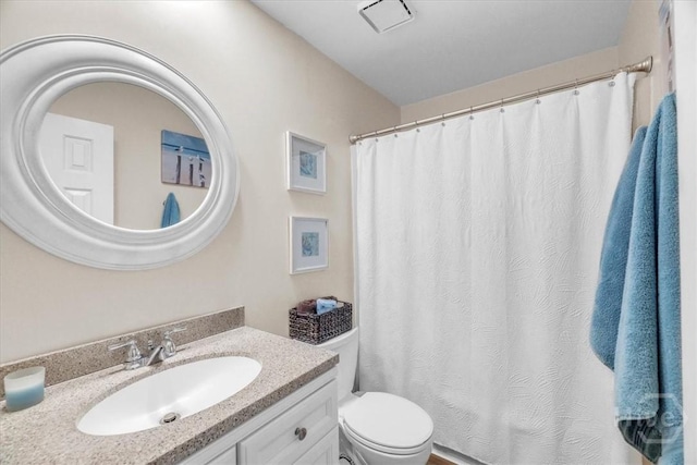 13 Bryan Wood Cir, Savannah, GA 31410 - bathroom with vanity and a shower with curtain