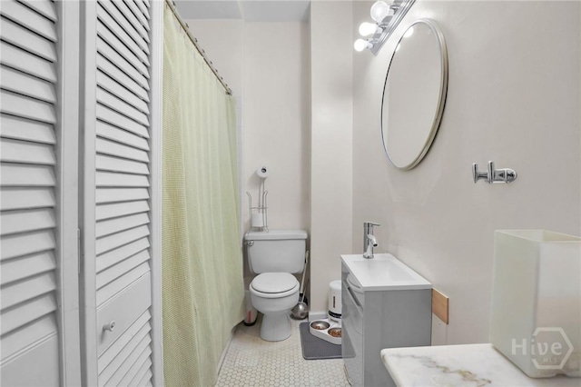 106 W Gwinnett St Unit 4D, Savannah, GA 31401 - bathroom featuring vanity and tile patterned floors