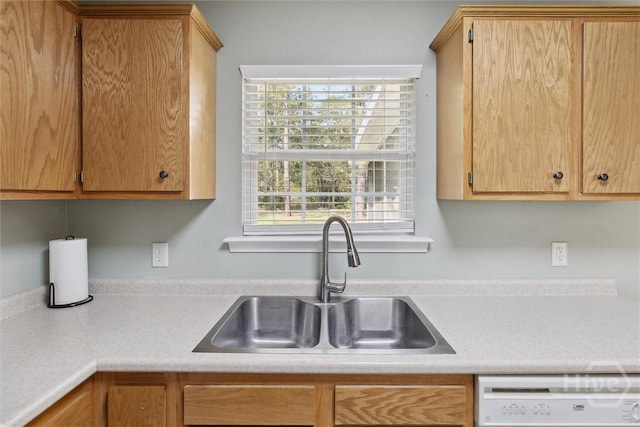 281 Barrister Cir, Guyton, GA 31312 - kitchen with dishwasher and light countertops