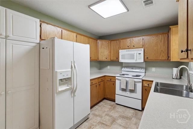 281 Barrister Cir, Guyton, GA 31312 - kitchen featuring white appliances and light countertops