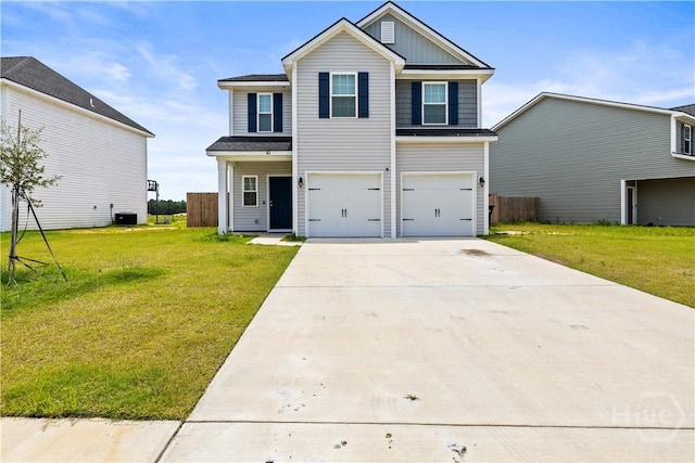 1161 Turpentine Trl, Hinesville, GA 31313 - view of front facade featuring board and batten siding, an attached garage, and concrete driveway
