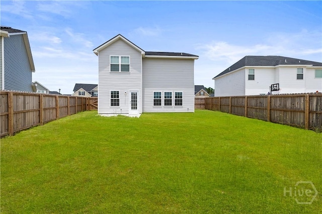 1161 Turpentine Trl, Hinesville, GA 31313 - rear view of property featuring a fenced backyard