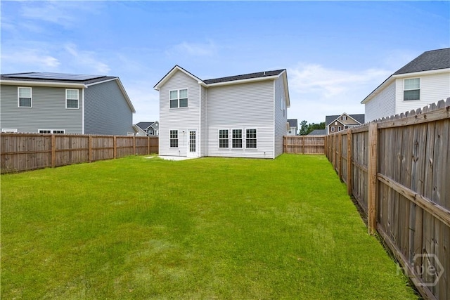 1161 Turpentine Trl, Hinesville, GA 31313 - rear view of house with a fenced backyard