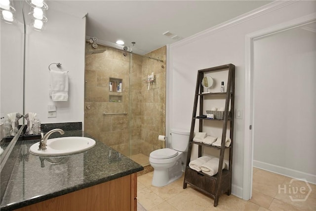 700 Wilmington Island Rd Unit T3, Savannah, GA 31410 - full bathroom featuring vanity, a shower stall, tile patterned floors, and recessed lighting