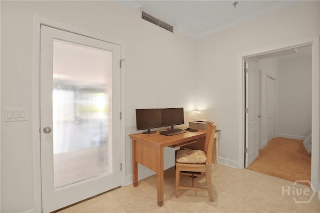 700 Wilmington Island Rd Unit T3, Savannah, GA 31410 - office featuring baseboards and crown molding