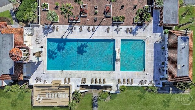 700 Wilmington Island Rd Unit T3, Savannah, GA 31410 - bird's eye view of a pool