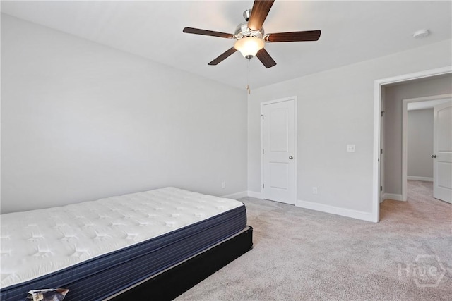 131 Guana Ln, Bloomingdale, GA 31302 - bedroom with light carpet and ceiling fan
