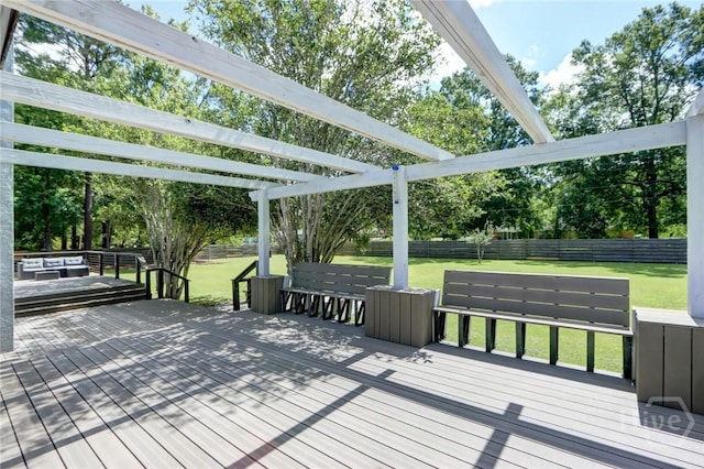 1333 La Vista Cir, Pooler, GA 31322 - view of wooden deck