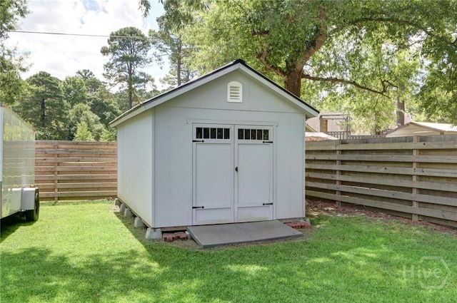 1333 La Vista Cir, Pooler, GA 31322 - view of shed with a fenced backyard