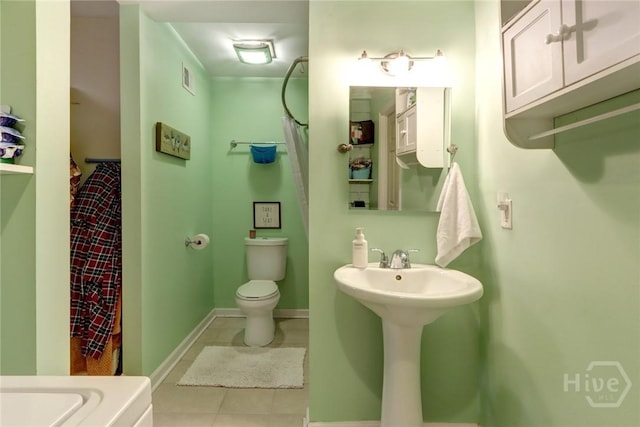 1333 La Vista Cir, Pooler, GA 31322 - bathroom with tile patterned flooring and toilet