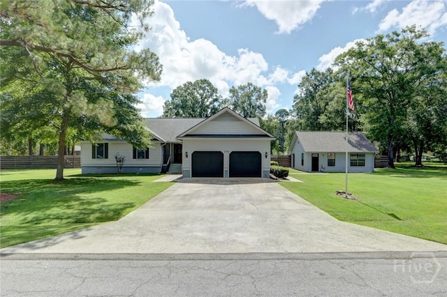 1333 La Vista Cir, Pooler, GA 31322 - ranch-style home with a garage and concrete driveway