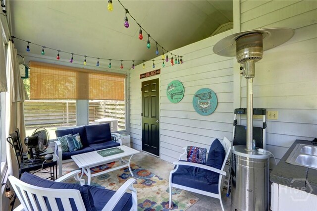 1333 La Vista Cir, Pooler, GA 31322 - view of patio / terrace with outdoor lounge area